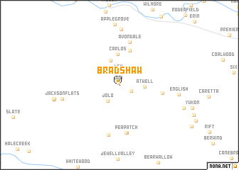 map of Bradshaw