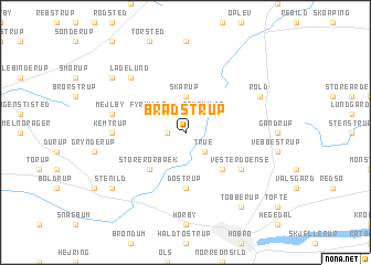 map of Bradstrup