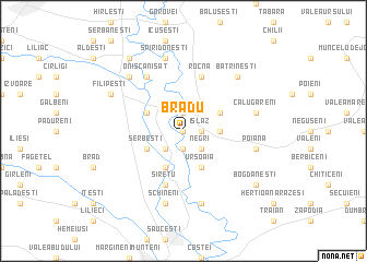 map of Bradu