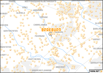 map of Braeburn