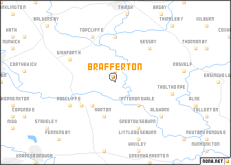 map of Brafferton