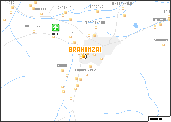 map of Brāhīmzai