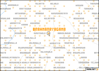 map of Brahmanayagama