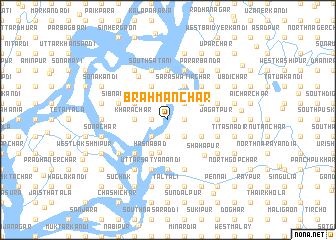 map of Brāhman Char