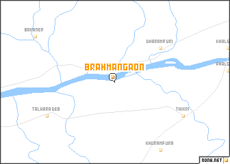 map of Brāhmangaon