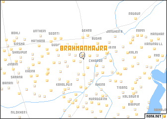 map of Brāhman Mājra