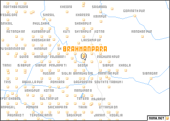 map of Brahmanpara