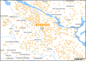 map of Brahmān