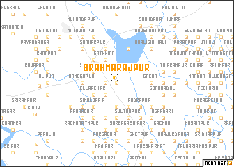 map of Brahmarājpur