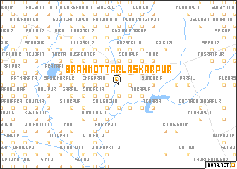 map of Brahmottar Laskarpur