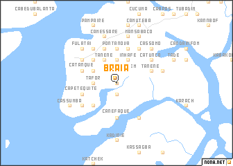 map of Braia