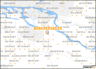 map of Brammerhagen