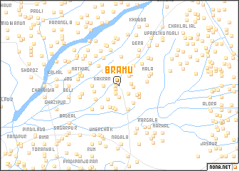 map of Bramu