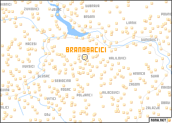 map of Brana Bačići