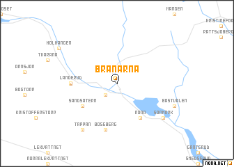 map of Brånarna