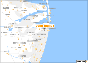 map of Branchport