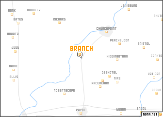 map of Branch