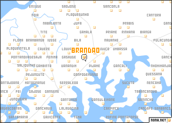 map of Brandão