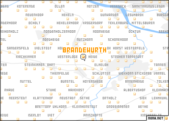 map of Brandewurth