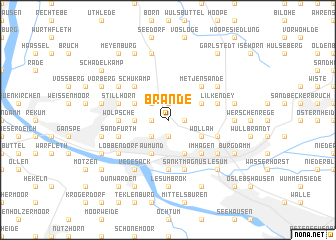 map of Brande