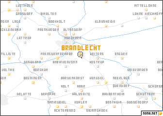 map of Brandlecht