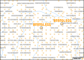 map of Brandlegg
