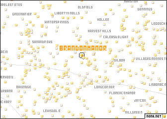 map of Brandon Manor