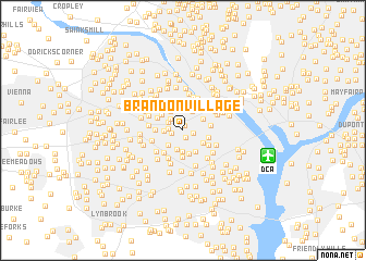 map of Brandon Village