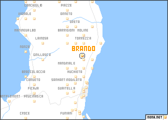 map of Brando