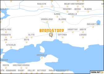 map of Brandstorp