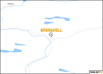 map of Brandvoll