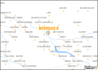 map of Brandwica