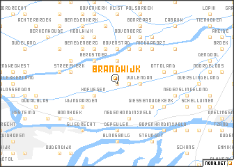 map of Brandwijk