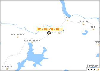 map of Brandy Brook