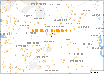 map of Brandywine Heights