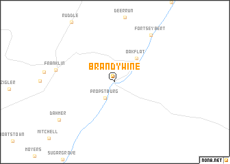 map of Brandywine