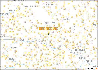 map of Brankovići