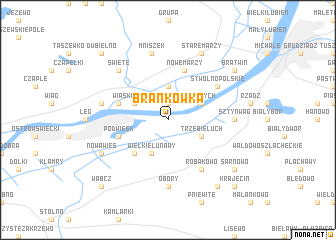 map of Brankówka