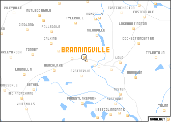 map of Branningville