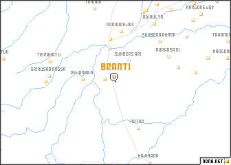 map of Branti