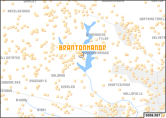 map of Branton Manor