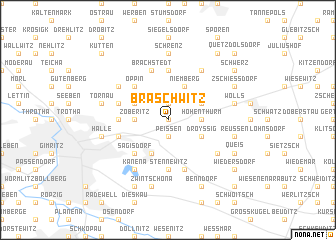 map of Braschwitz