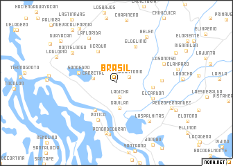 map of Brasil