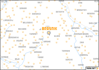 map of Brasnik