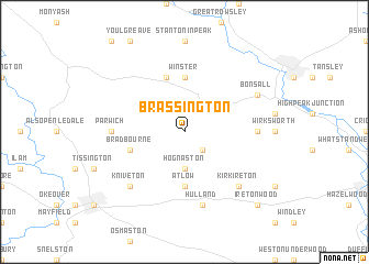 map of Brassington