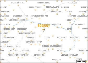 map of Brassy
