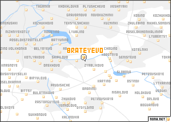 map of Brateyevo