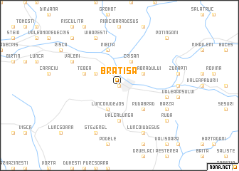 map of Bratişa
