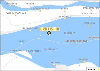 map of Bratishki