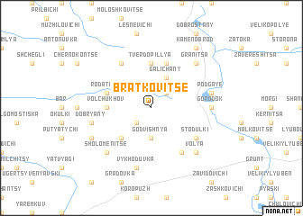 map of Bratkovitse